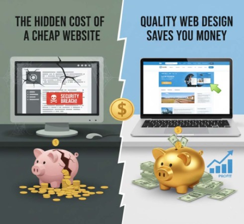 The Hidden Cost of a Cheap Website: Why Quality Web Design Saves You Money